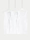 3pk Pure Cotton Sleeveless Vests